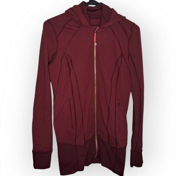 Lululemon Daily Practice Jacket Wine Berry Women's size 6 - Picture 1 of 9
